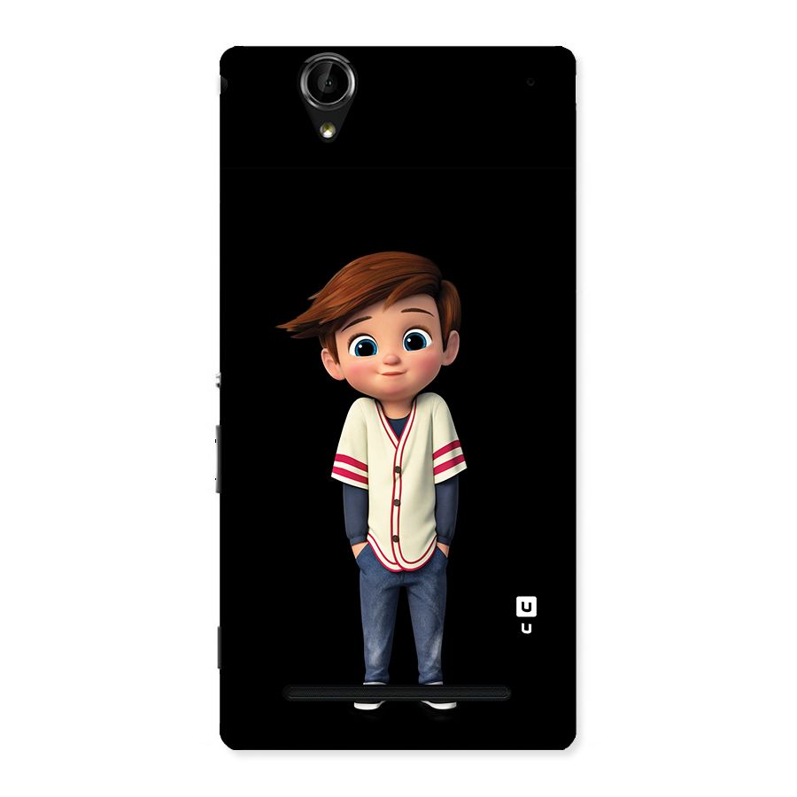 Cute Boy Tim Back Case for Sony Xperia T2