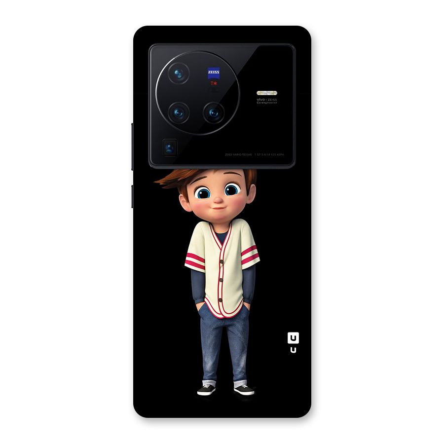 Cute Boy Tim Back Case for Vivo X80 Pro