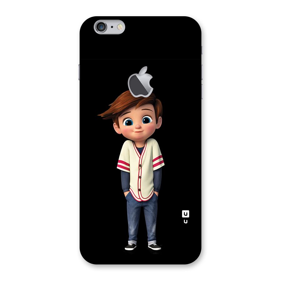 Cute Boy Tim Back Case for iPhone 6 Plus 6S Plus Logo Cut