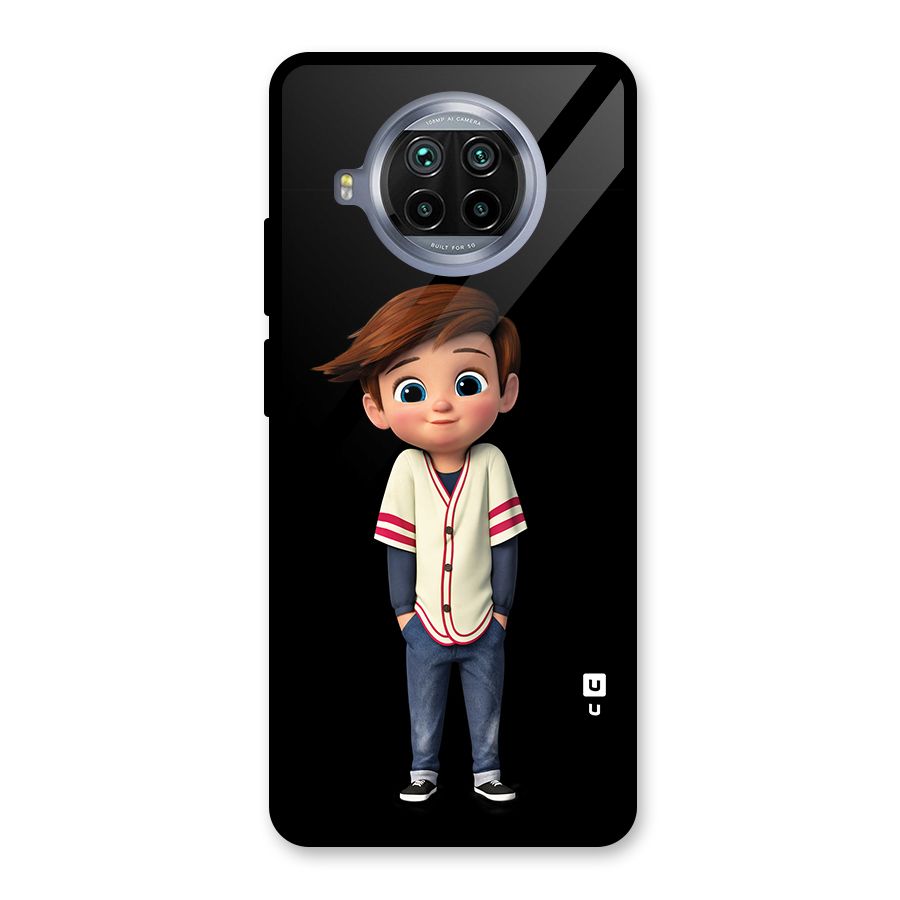 Cute Boy Tim Glass Back Case for Mi 10i