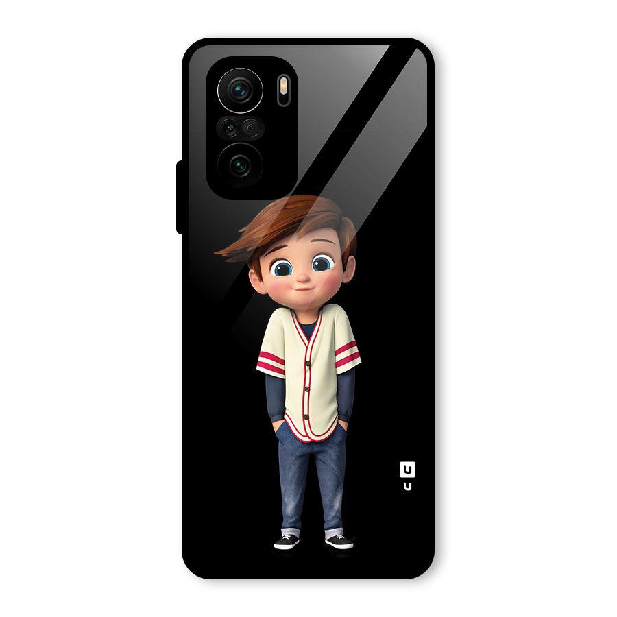 Cute Boy Tim Glass Back Case for Mi 11x