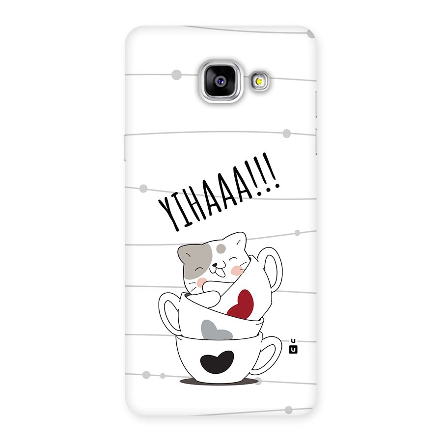 Cute Cat Cup Back Case for Galaxy A5 (2016)