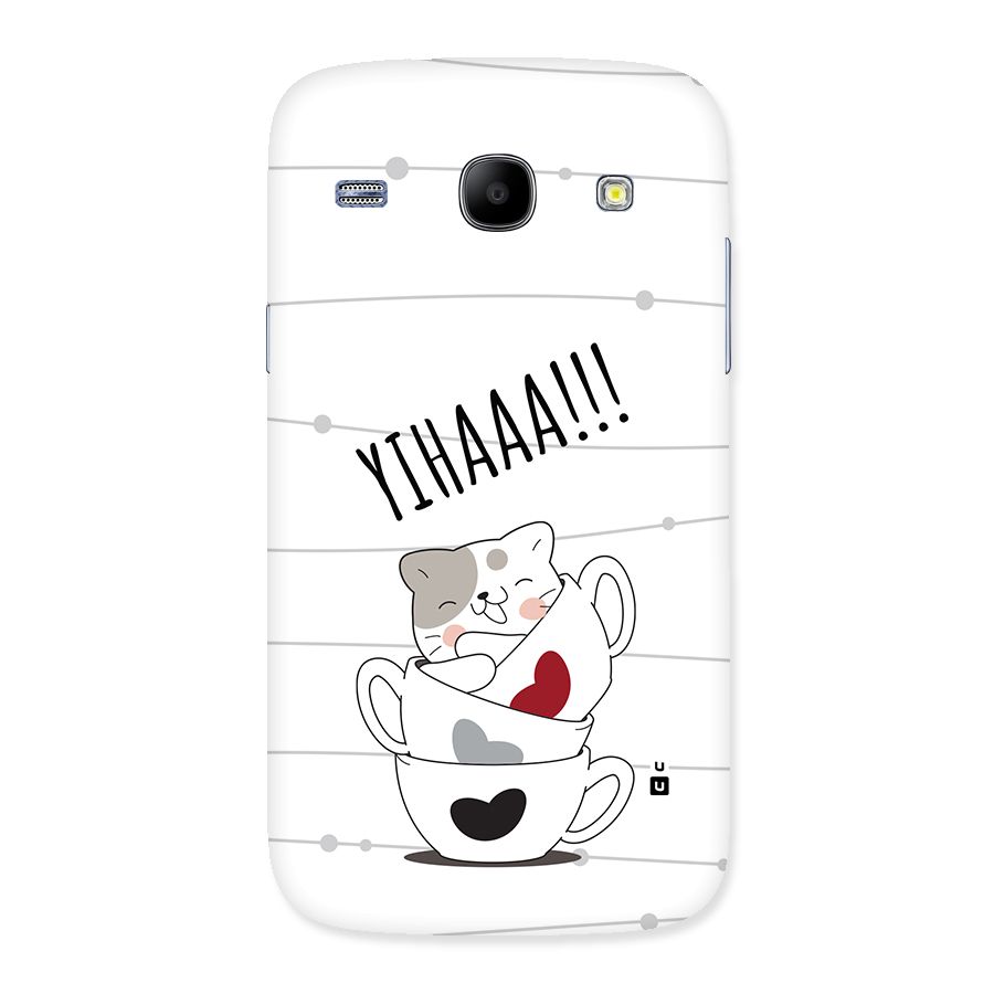 Cute Cat Cup Back Case for Galaxy Core