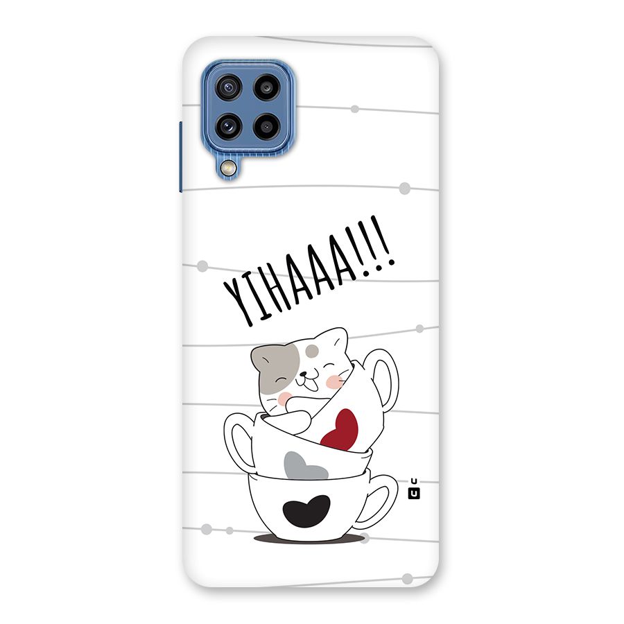 Cute Cat Cup Back Case for Galaxy M32