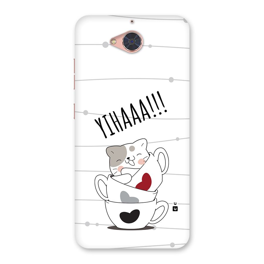 Cute Cat Cup Back Case for Gionee S6 Pro