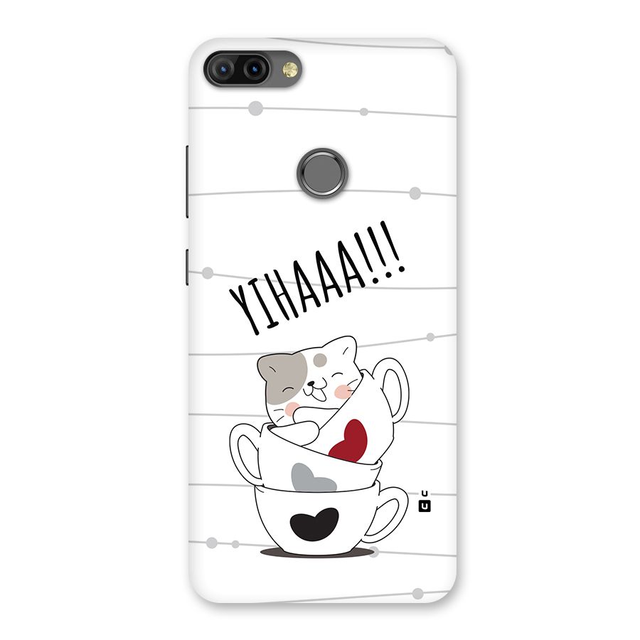 Cute Cat Cup Back Case for Infinix Hot 6 Pro