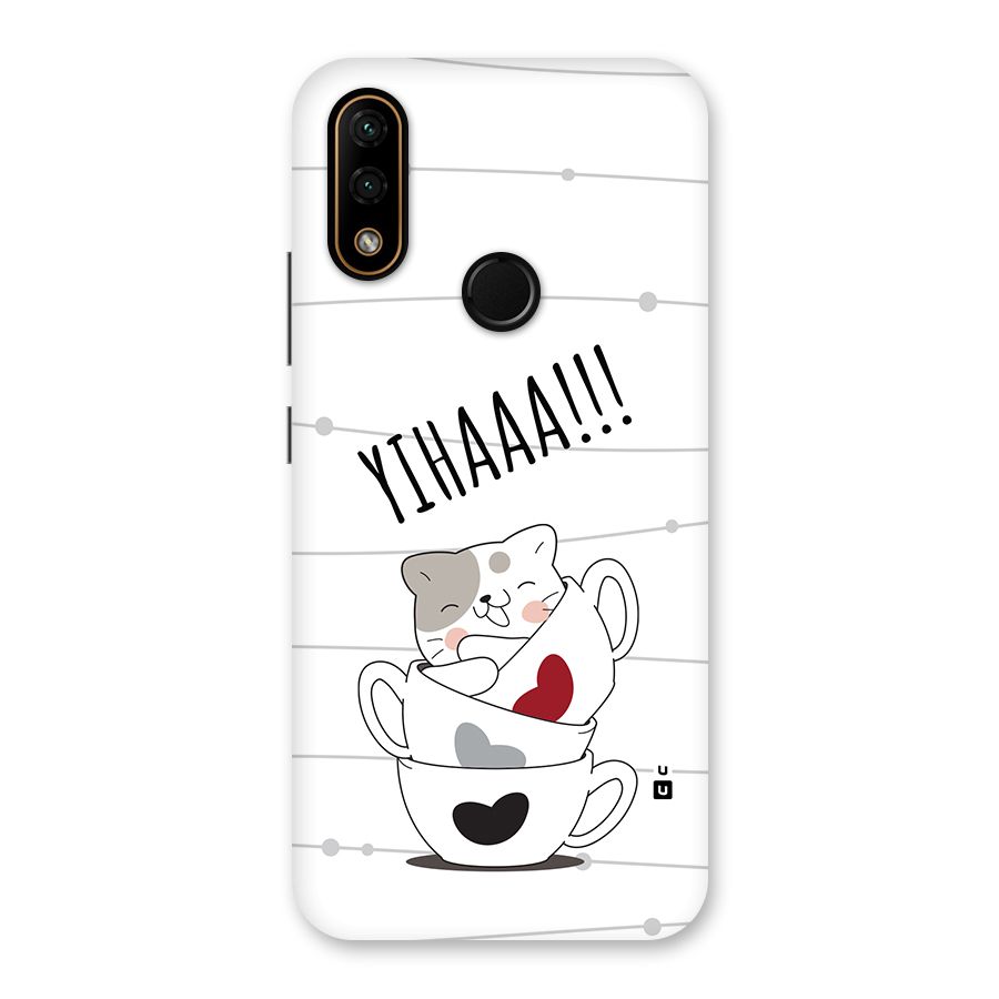 Cute Cat Cup Back Case for Lenovo A6 Note