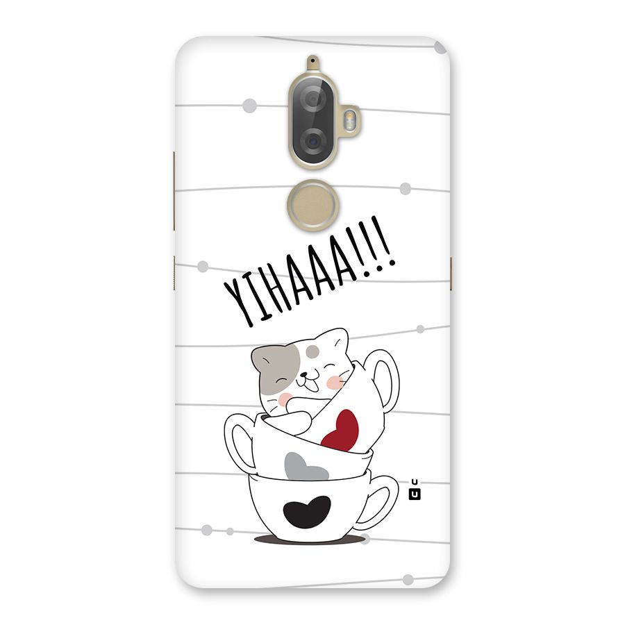Cute Cat Cup Back Case for Lenovo K8 Plus