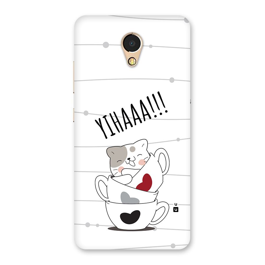 Cute Cat Cup Back Case for Lenovo P2