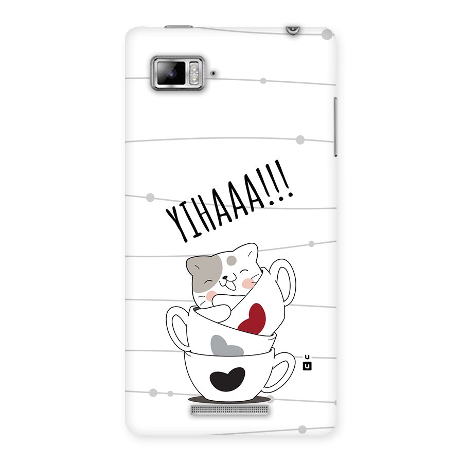 Cute Cat Cup Back Case for Lenovo Vibe Z K910