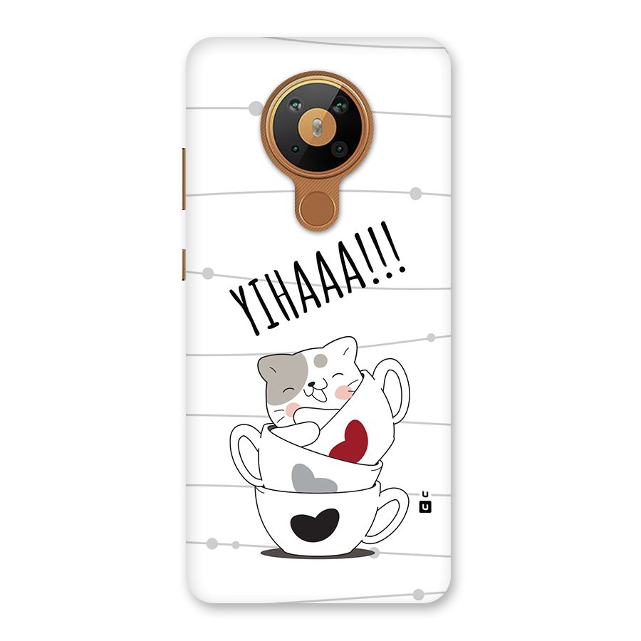 Cute Cat Cup Back Case for Nokia 5.3