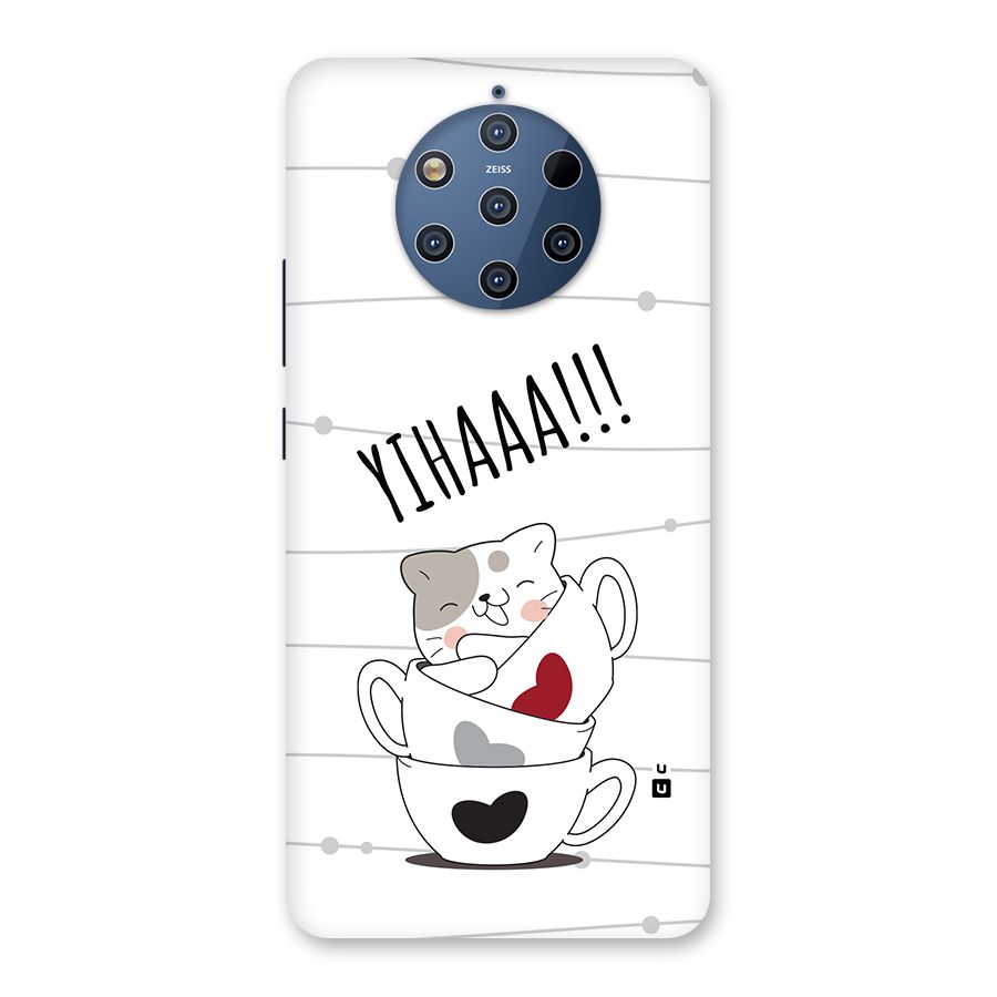Cute Cat Cup Back Case for Nokia 9 PureView