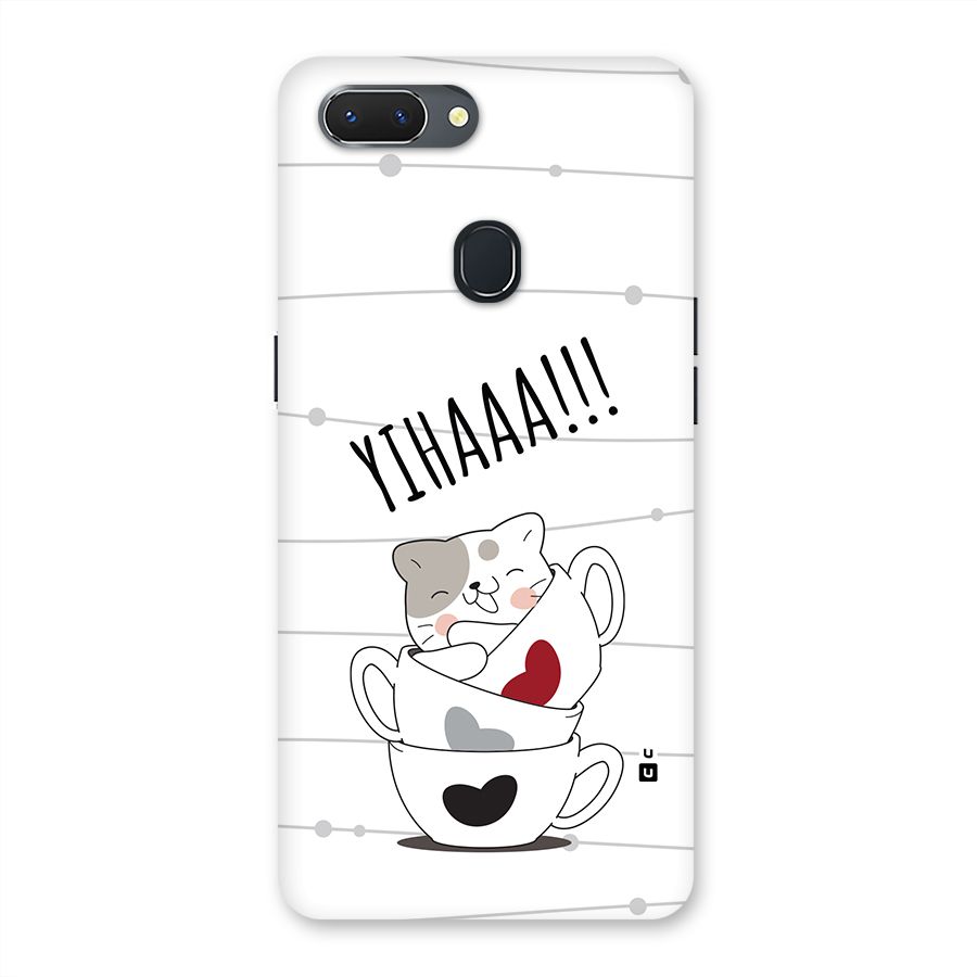 Cute Cat Cup Back Case for Realme 2