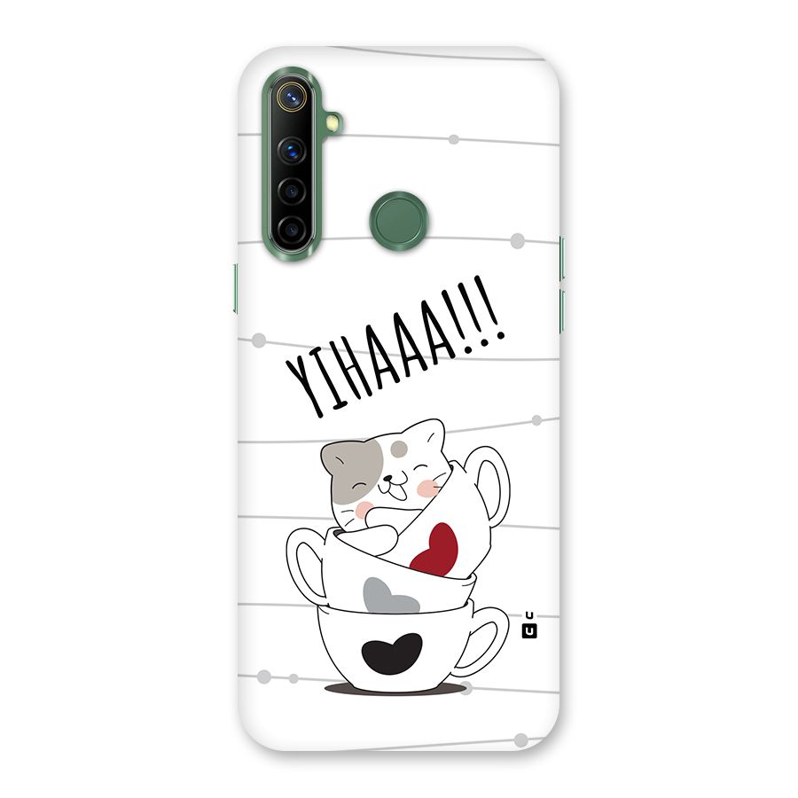 Cute Cat Cup Back Case for Realme Narzo 10