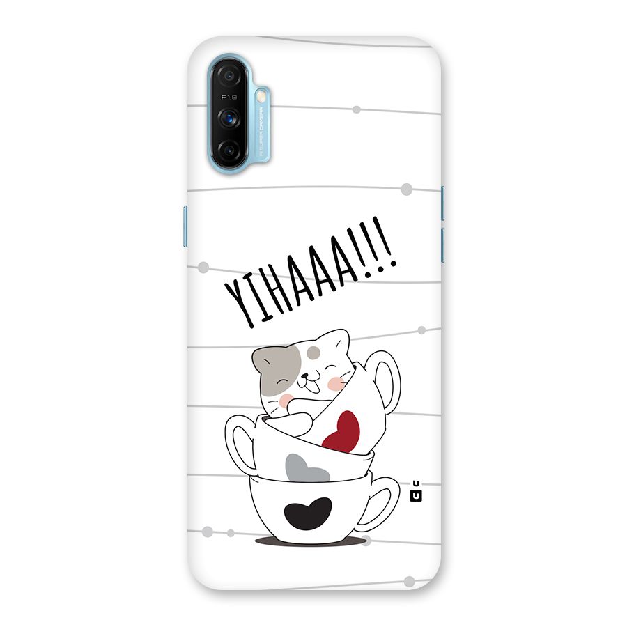 Cute Cat Cup Back Case for Realme Narzo 20A