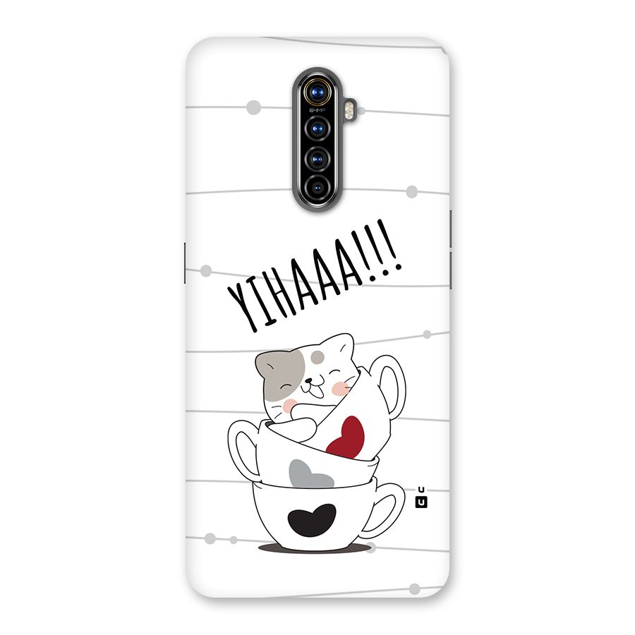 Cute Cat Cup Back Case for Realme X2 Pro