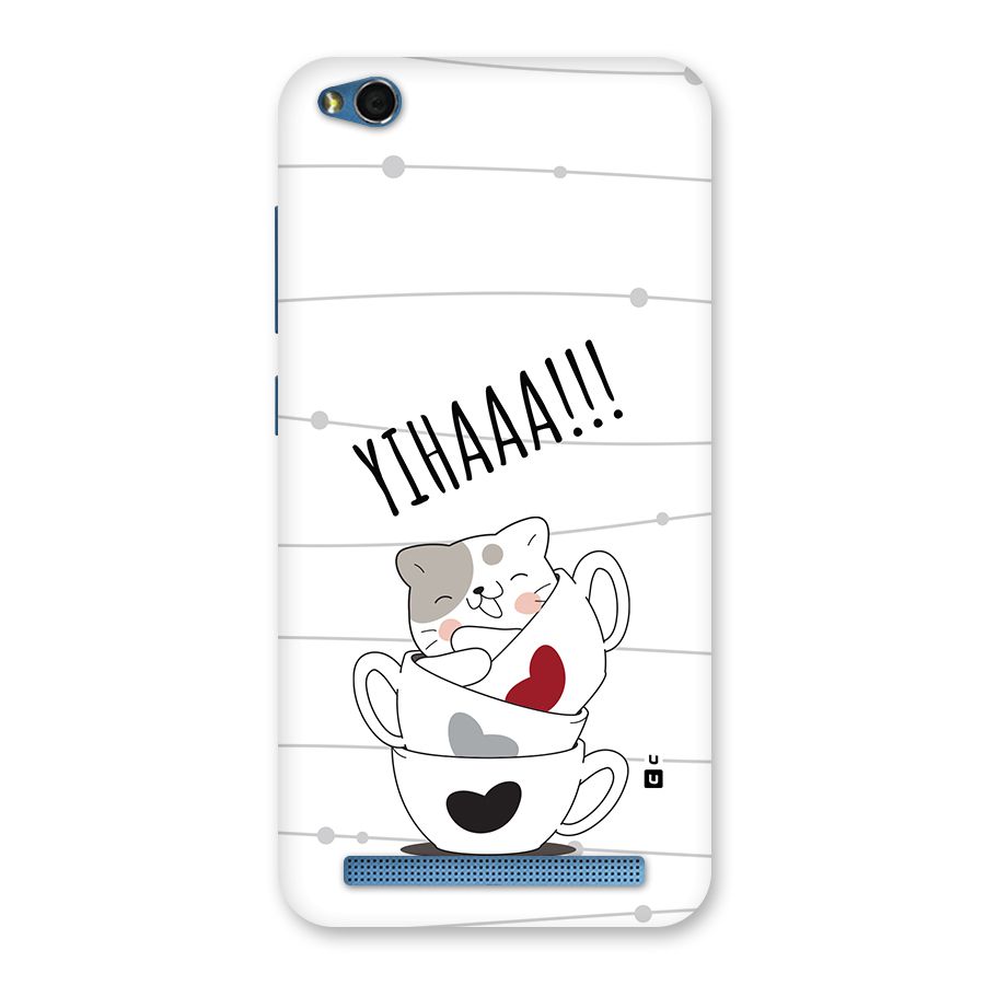 Cute Cat Cup Back Case for Redmi 5A