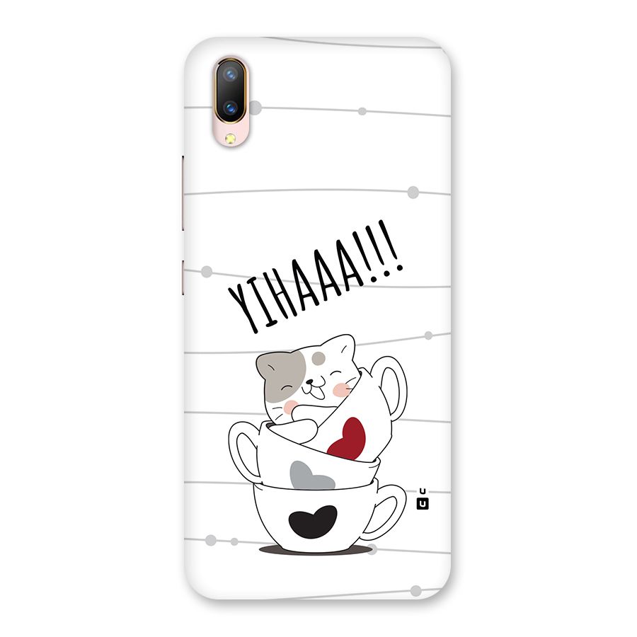 Cute Cat Cup Back Case for Vivo V11 Pro