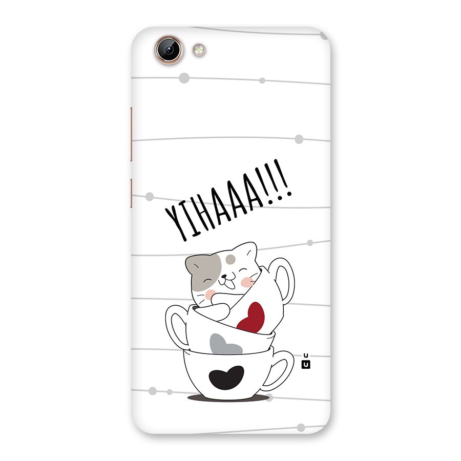 Cute Cat Cup Back Case for Vivo Y71