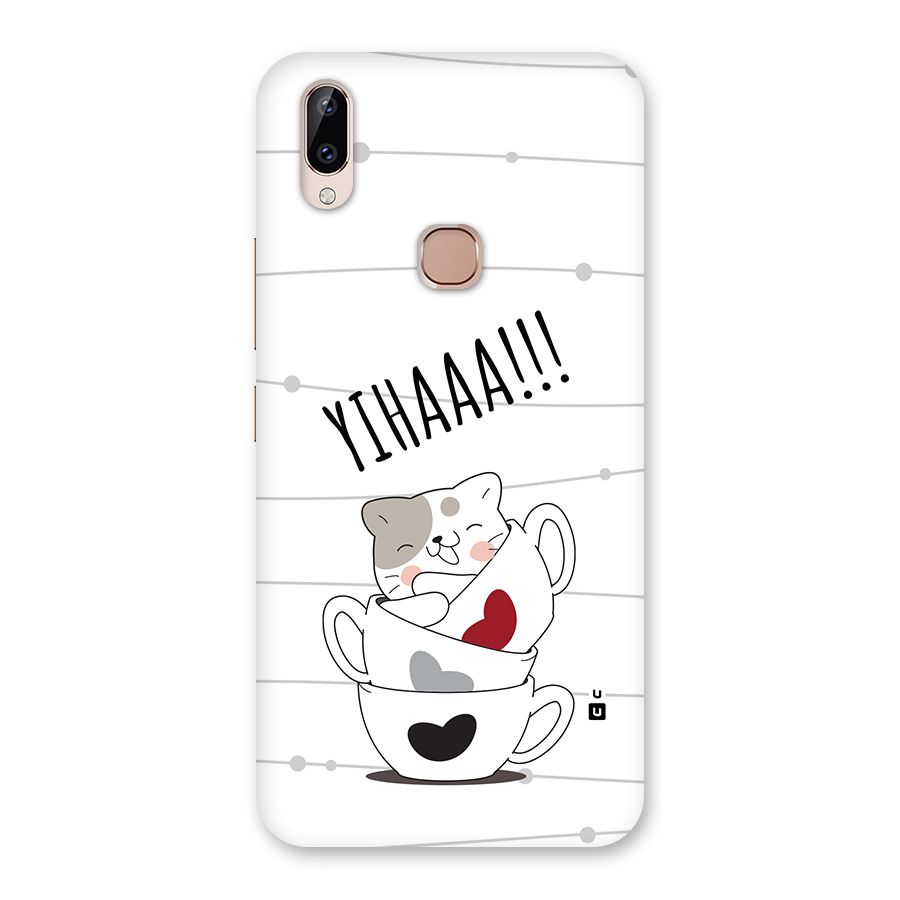 Cute Cat Cup Back Case for Vivo Y83 Pro