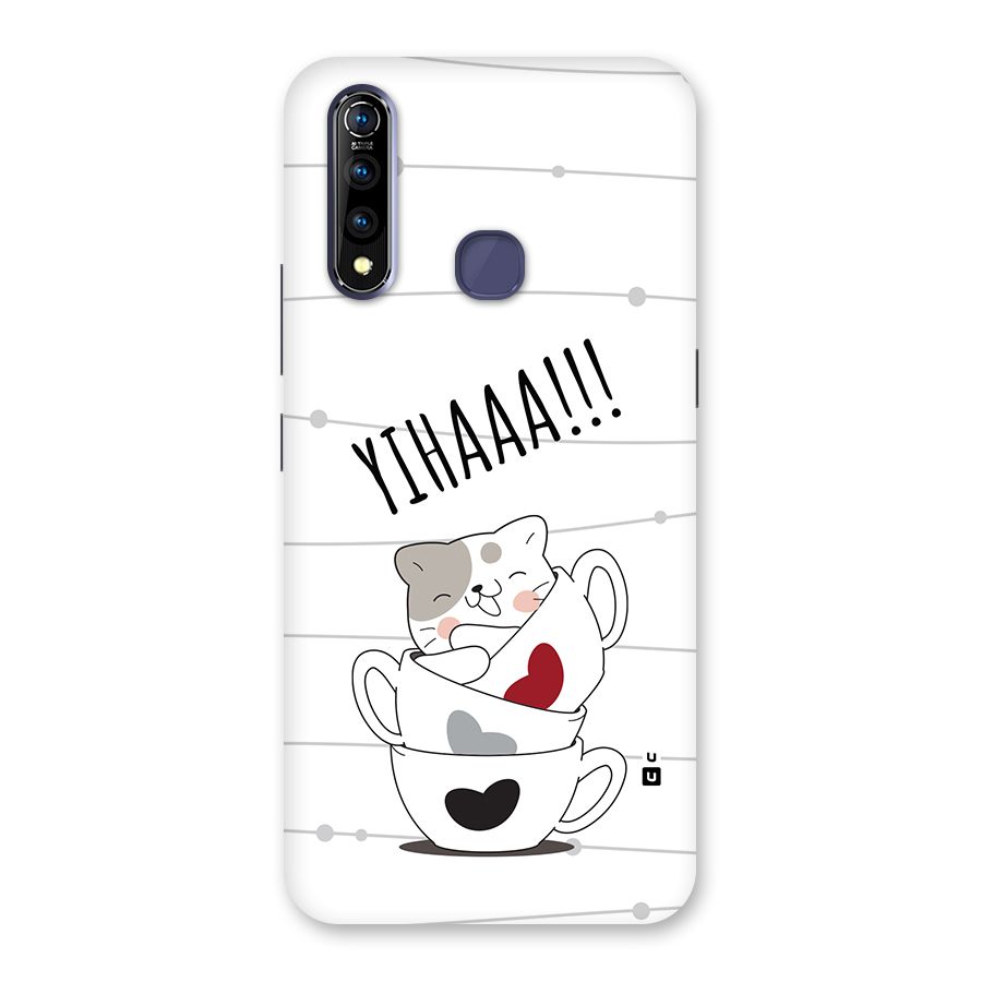 Cute Cat Cup Back Case for Vivo Z1 Pro