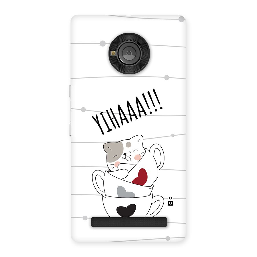 Cute Cat Cup Back Case for Yunique