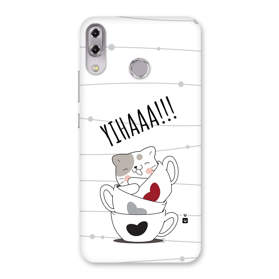 Cute Cat Cup Back Case for Zenfone 5Z