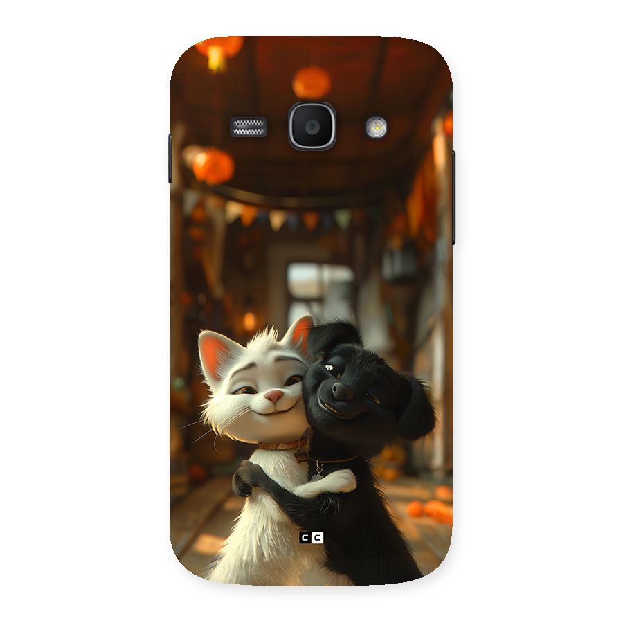 Cute Cat Dog Back Case for Galaxy Ace3