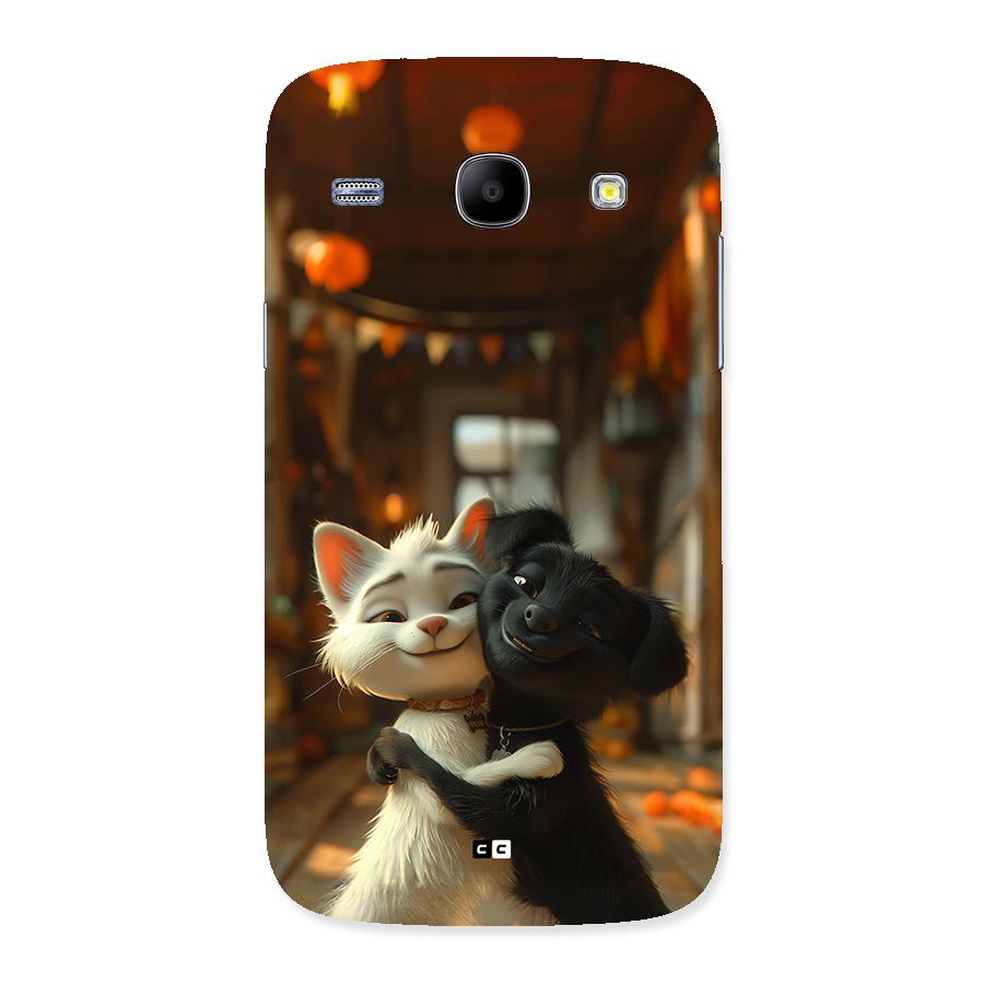Cute Cat Dog Back Case for Galaxy Core