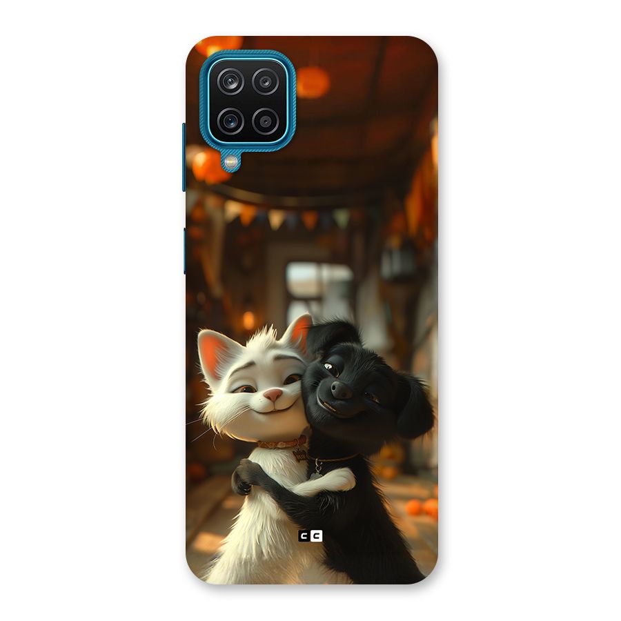 Cute Cat Dog Back Case for Galaxy F12