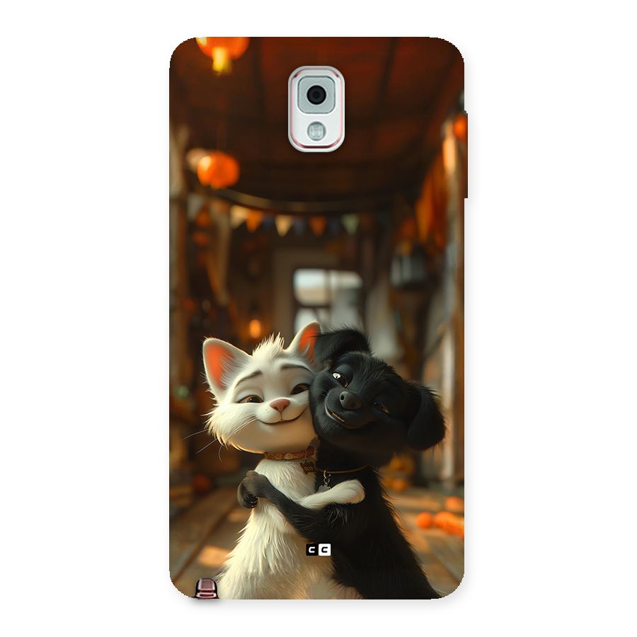 Cute Cat Dog Back Case for Galaxy Note 3