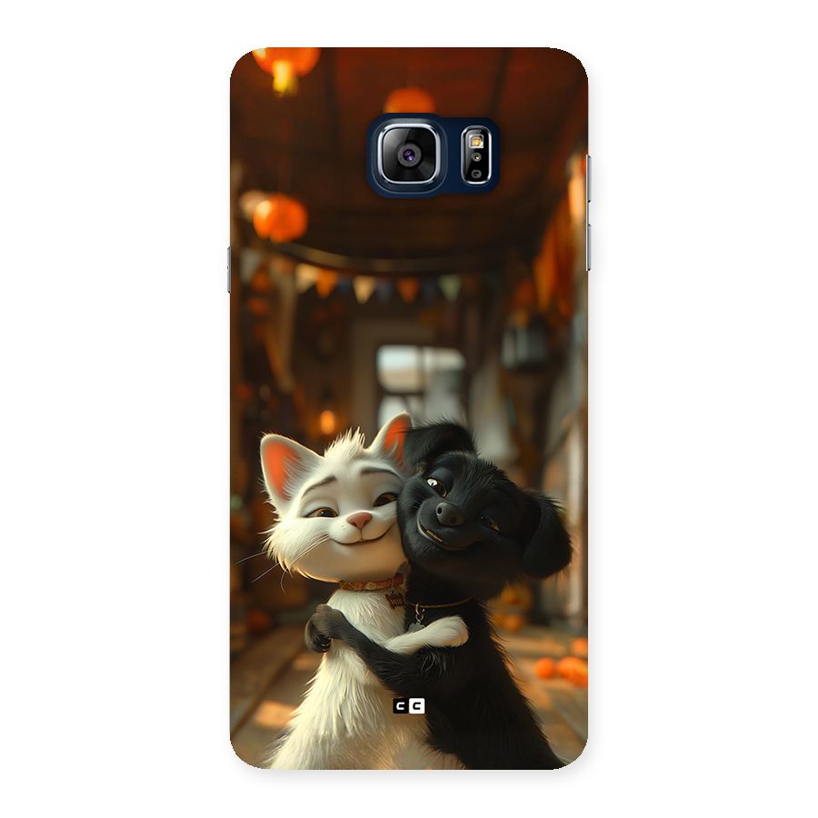 Cute Cat Dog Back Case for Galaxy Note 5