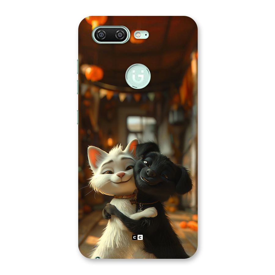 Cute Cat Dog Back Case for Gionee S10