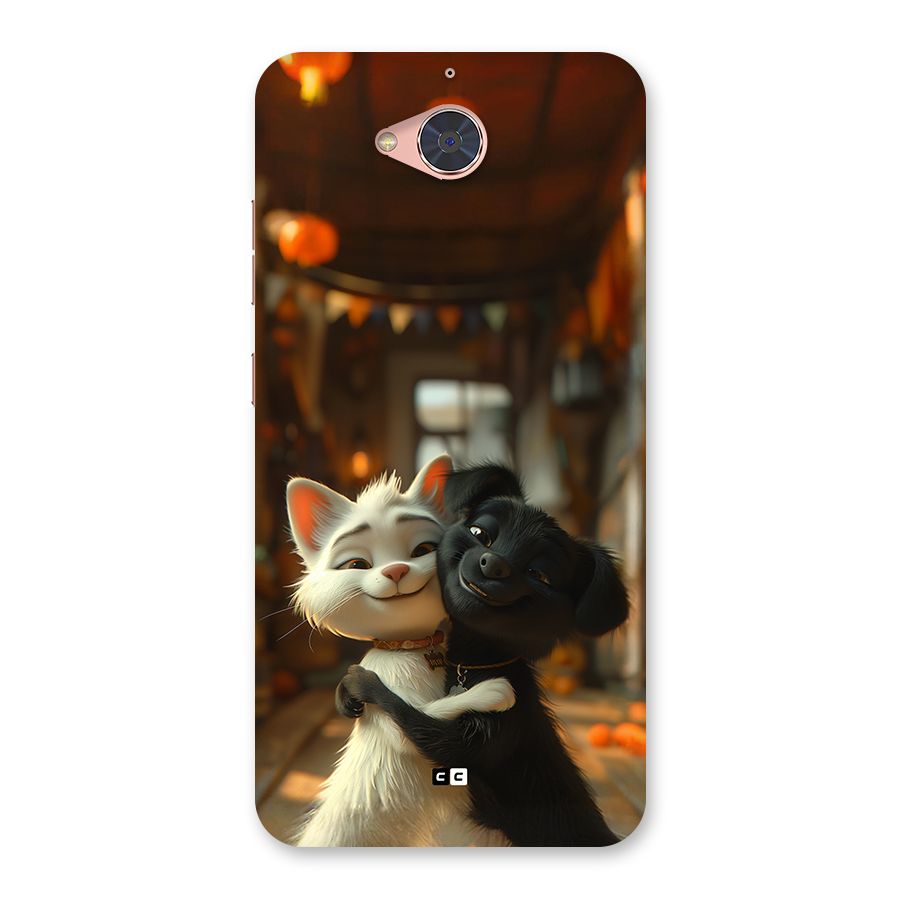 Cute Cat Dog Back Case for Gionee S6 Pro