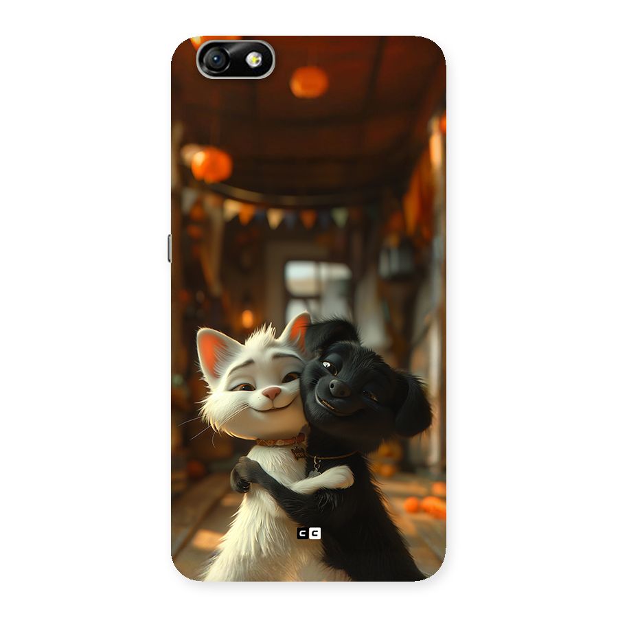 Cute Cat Dog Back Case for Honor 4X