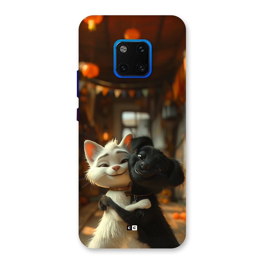 Cute Cat Dog Back Case for Huawei Mate 20 Pro