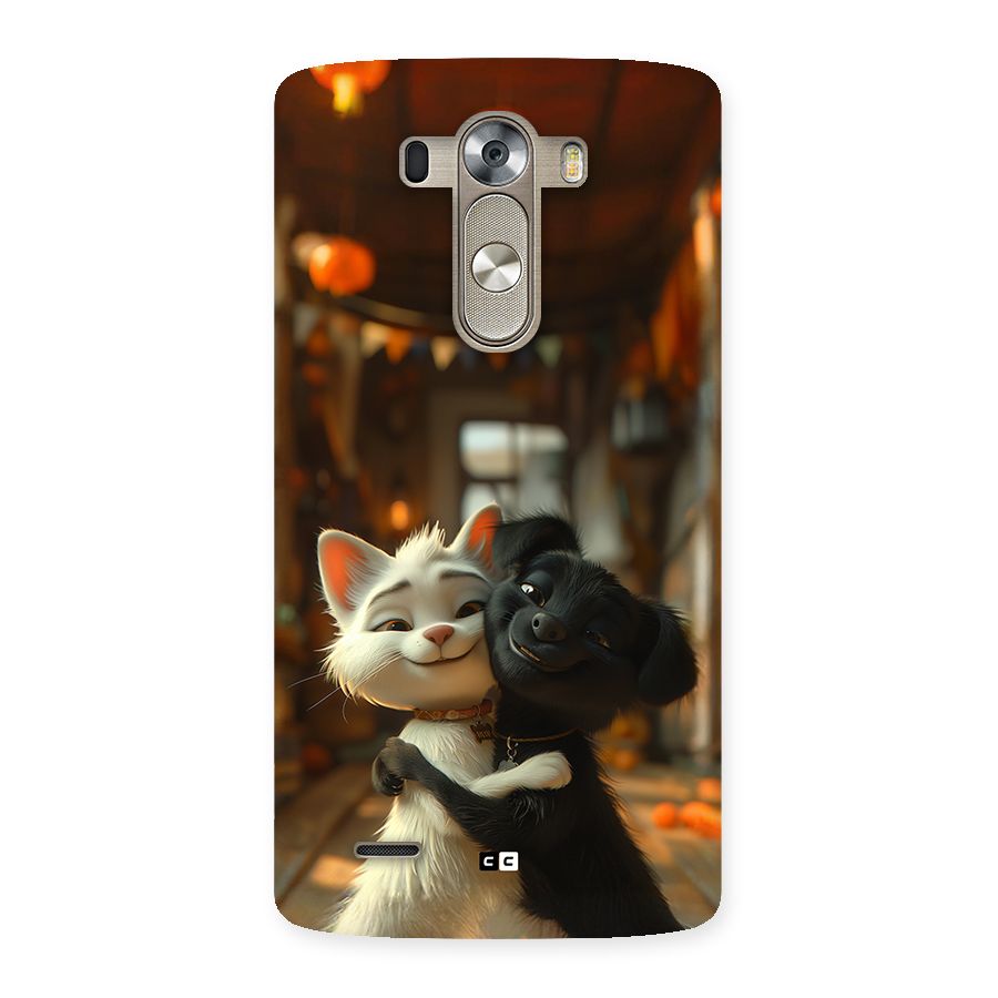 Cute Cat Dog Back Case for LG G3