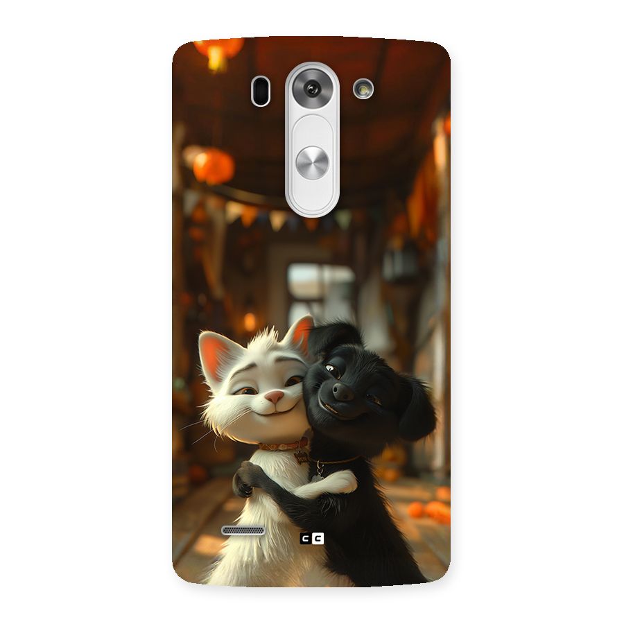 Cute Cat Dog Back Case for LG G3 Mini