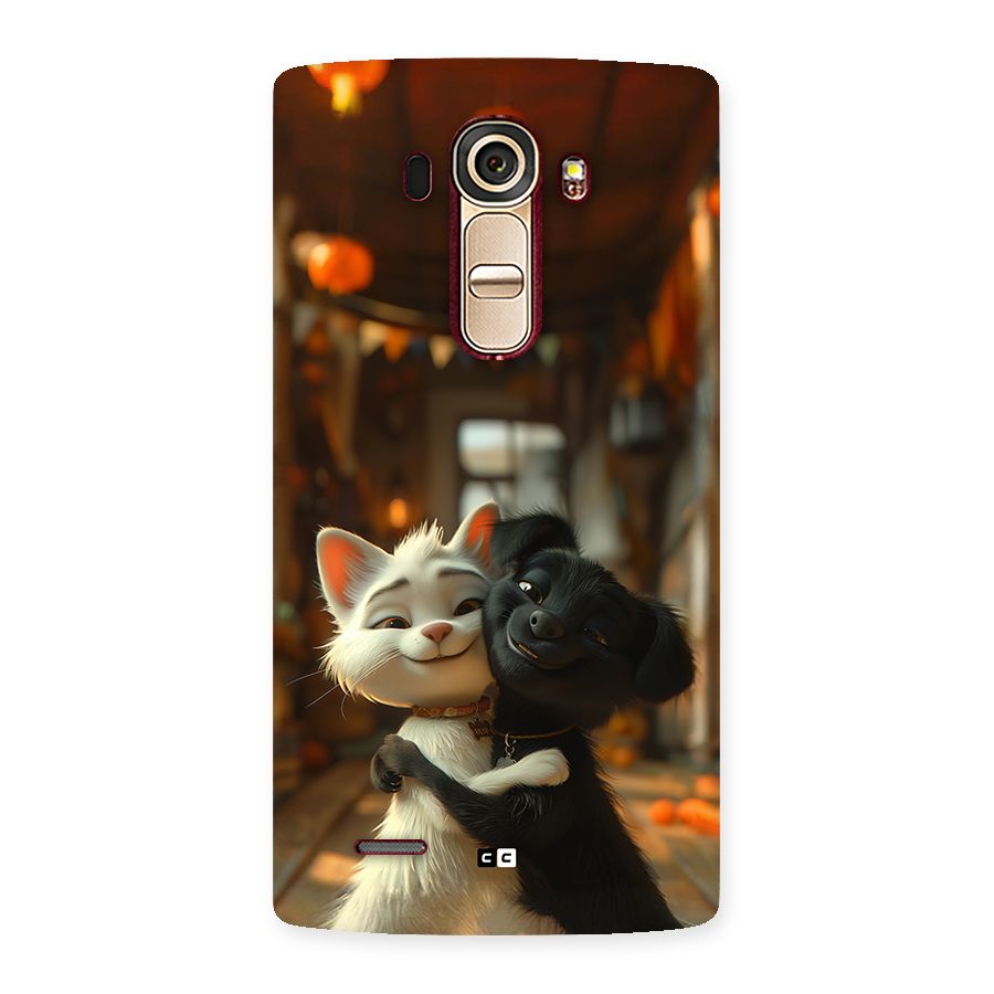 Cute Cat Dog Back Case for LG G4