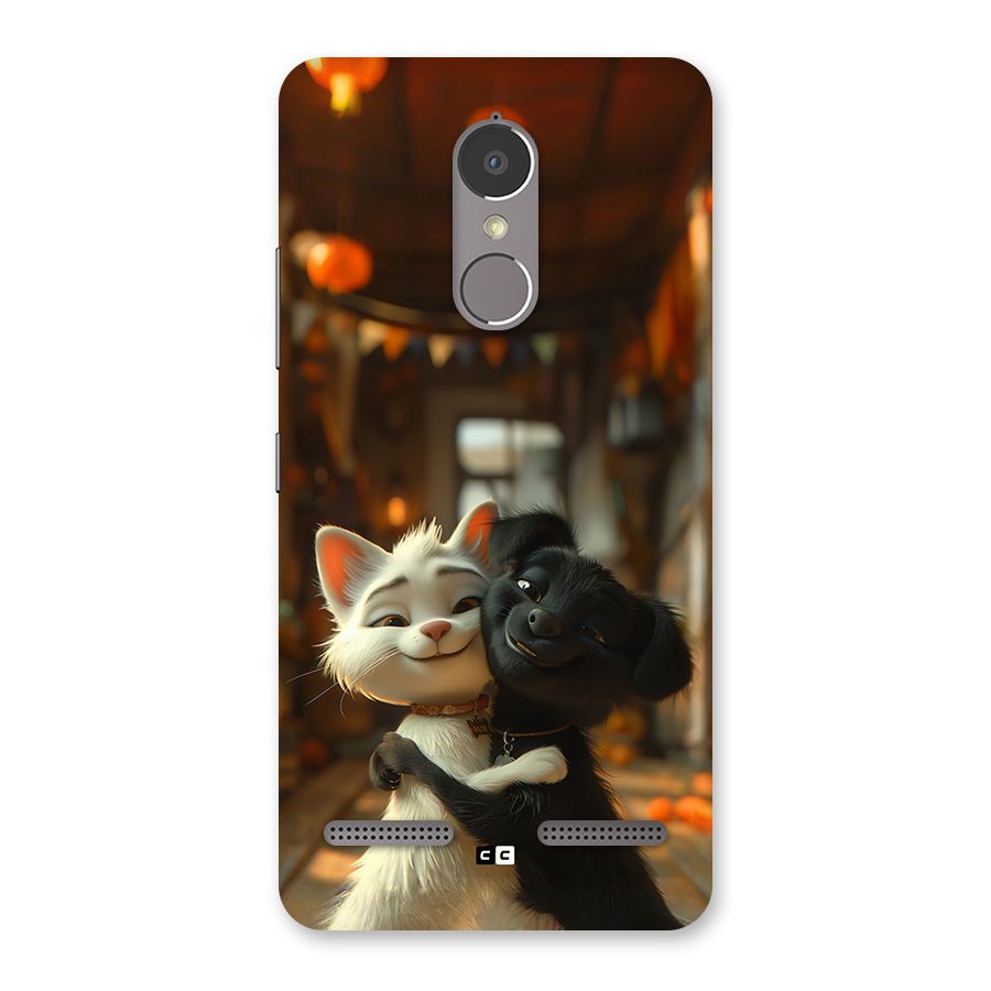 Cute Cat Dog Back Case for Lenovo K6