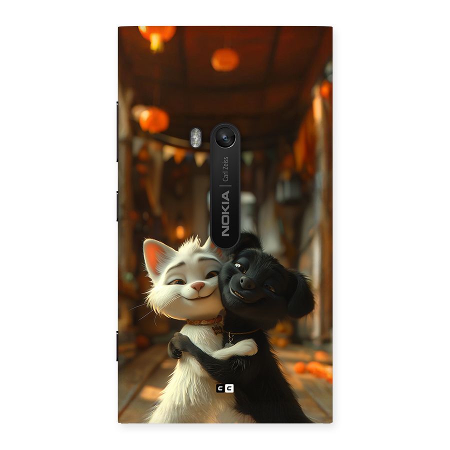 Cute Cat Dog Back Case for Lumia 920
