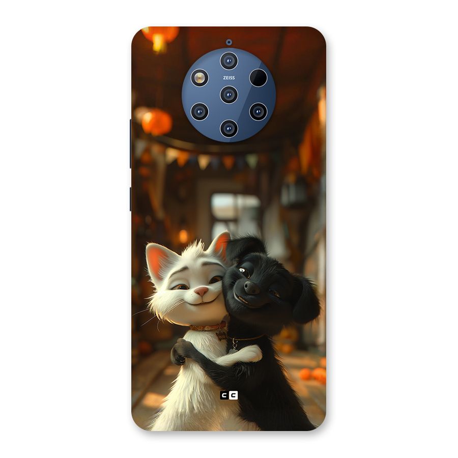 Cute Cat Dog Back Case for Nokia 9 PureView