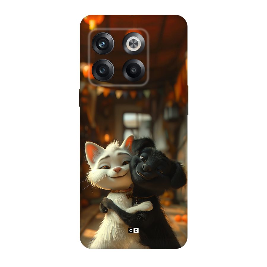 Cute Cat Dog Back Case for OnePlus 10T
