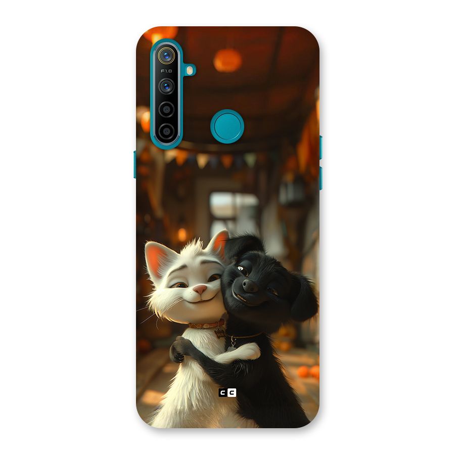 Cute Cat Dog Back Case for Realme 5i