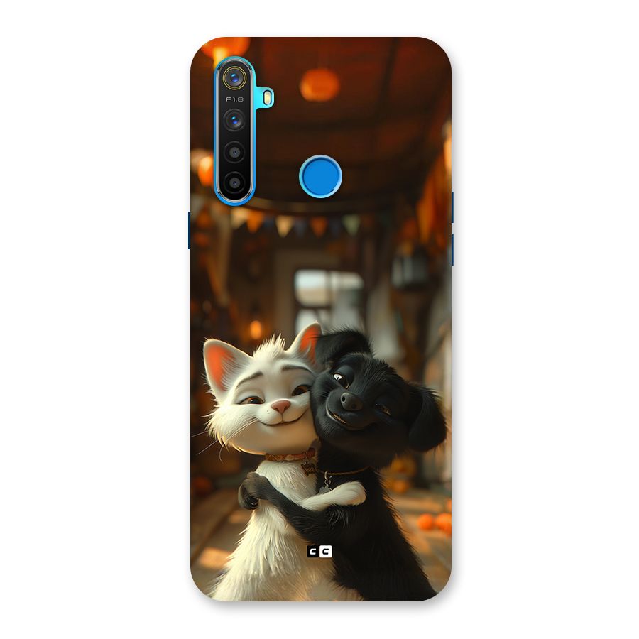Cute Cat Dog Back Case for Realme 5s