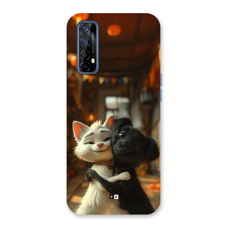 Cute Cat Dog Back Case for Realme 7