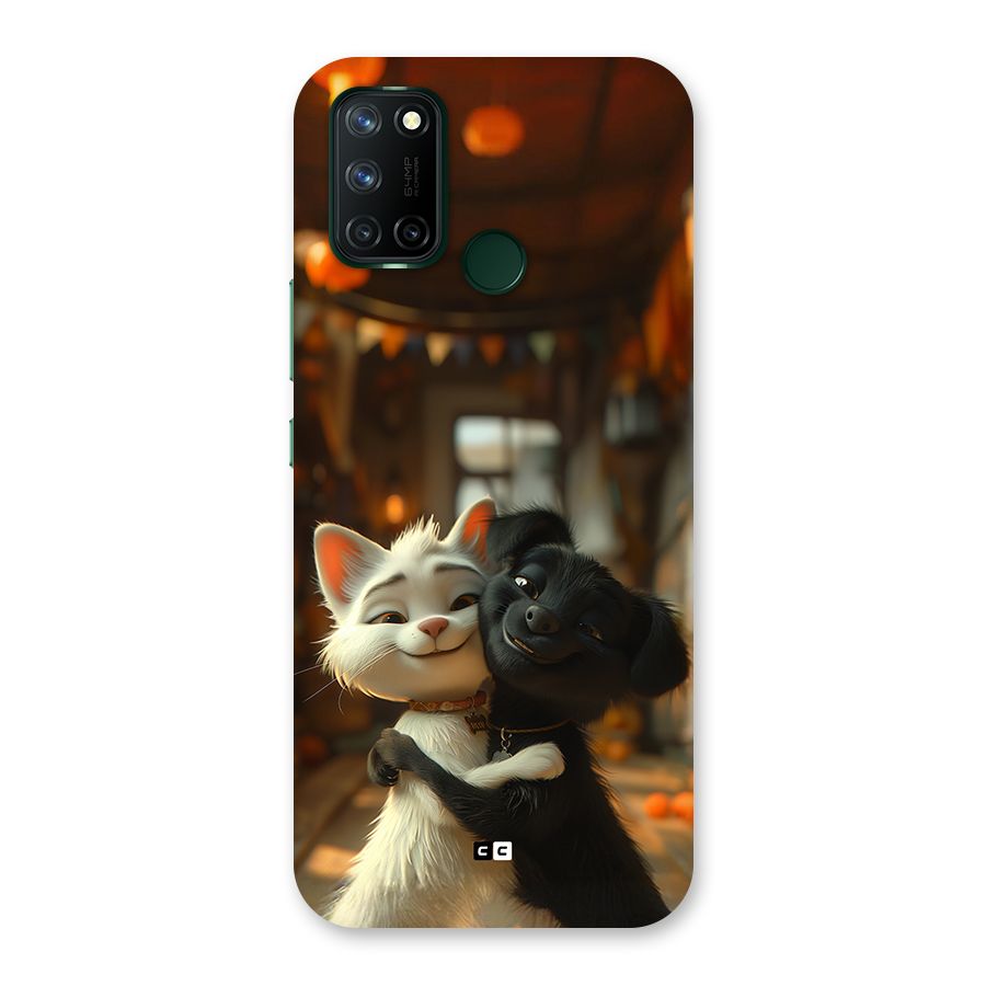 Cute Cat Dog Back Case for Realme 7i