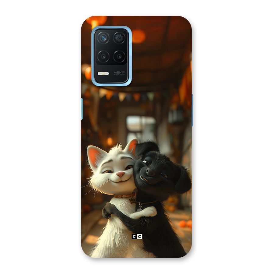 Cute Cat Dog Back Case for Realme 8 5G