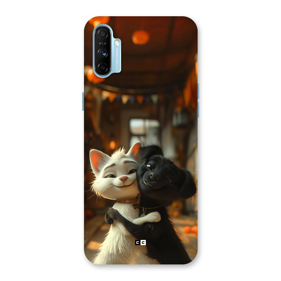 Cute Cat Dog Back Case for Realme Narzo 20A