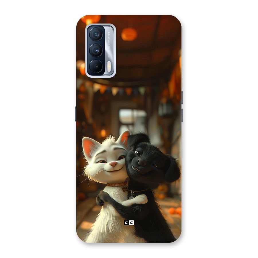 Cute Cat Dog Back Case for Realme X7